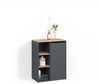 Livinity® Wäscheschrank Paolina, Anthrazit/Goldkraft Eiche, 68 x 88.2 cm, mit offenen Rega. (1-St) Bild 5