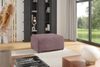 Ecksofa Designersofa MEGAN XS inkl. Hocker Stoff Poso Altrosa Ottomane Rechts Bild 2
