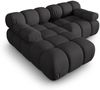 Micadoni Modulares Ecksofa Bellis 3-Sitzer Links 3D-Stoff Sonic Espresso Bild 3