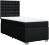 vidaXL Boxspringbett mit Matratze Schwarz 90x190 cm Stoff 3292659 Bild 3