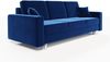 Sofa 3-Sitzer CARDE mit Schlaffunktion Blau Bild 2
