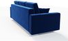 Sofa 3-Sitzer CARDE mit Schlaffunktion Blau Bild 3