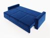 Sofa 3-Sitzer CARDE mit Schlaffunktion Blau Bild 4