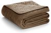 AmeliaHome Tagesdecke 170x210 cm Cappuccino Steppung Velvet Samt Laila Bild 3