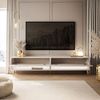 Lookway Lowboard CALANTE 180 cm RTV Schrank auf Beinen und LED-Beleuchtung Bild 4