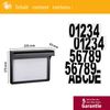 Paulmann No. 95388 Outdoor Solar Hausnummernleuchte Dayton II IP44 3000K Bild 4