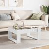 Couchtisch, Sofatisch mit Infinity-LED Weiß 70x53x30 cm Bild 4