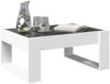 Couchtisch, Sofatisch mit Infinity-LED Weiß 70x53x30 cm Bild 5