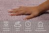 OTTO home Badematte Kaelan, weicher Chenille, Höhe 14 mm, rutschhemmend beschichtet, fußbodenheizungsgeeignet, Polyester, rechteckig, Badvorleger, Badteppich weiches Chenille, pastellfarben, Badezimmer Bild 3