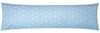 Heubergshop Seitenschläferkissenbezug, (1 Stück), 40x145cm Sterne Muster Weiß Hellblau 100% Baumwolle (376/2-Blau) Bild 4
