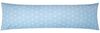 Heubergshop Seitenschläferkissenbezug, (1 Stück), 40x145cm Sterne Muster Weiß Hellblau 100% Baumwolle (376/2-Blau) Bild 2