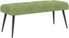 vidaXL Bank mit Knopfheftung Hellgrün 110 x 40 x 46 cm Samt 42038532 Bild 2