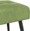 vidaXL Bank mit Knopfheftung Hellgrün 110 x 40 x 46 cm Samt 42038532 Bild 5