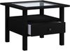 VCM Beistelltisch & Couchtisch Lingis 919158 Schwarz H. 42 x B. 54 x T. 54 cm Bild 2