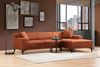 Ecksofa, 'Petra', 77 x 145 x 250, Orange Bild 2