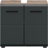 welltime Waschbeckenunterschrank FLORENZ, Breite 60cm, 1 Einlegeboden, 2 Fächer (1-St, TOPSELLER) mit Siphonausschnitt, Badmöbel, Badschrank, Schrank, Kommode, Bad Bild 3
