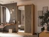 Beautysofa Kleiderschrank HELIX II mit Schubladen, mit Spiegel, Breite: 240 cm Bild 2