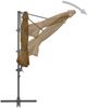 vidaXL Ampelschirm mit Stahl-Mast 300 cm Taupe 44631 Bild 5