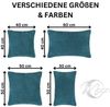MOON Heimtextilien Kissenhüllen 2er Pack Kissenbezug - Serie Piano, Noppen-Struktur Bild 2