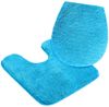 OTTO home Badematte Merida, Badvorleger, Badezimmer Teppich, Höhe 32 mm, rutschhemmend beschichtet, schnell trocknend, strapazierfähig, fußbodenheizungsgeeignet, Kunstfaser, 2-tlg. Stand-WC Set, Badteppich, Uni Farben, rechteckig, rund & als 2-tlg. Set... Bild 2