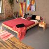 Marior HOME 'LOFT', Bett 180x200 mit 2 Nachttischen, Natürlich, Mit Schublade Bild 2