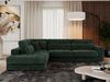 Freistehendes Ecksofa mit lose Kissen, L-form - SAVONA - links - Grün Cord Bild 2