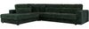 Freistehendes Ecksofa mit lose Kissen, L-form - SAVONA - links - Grün Cord Bild 4