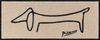 Salonloewe Läufer Fußabtreter klein 30x75 Picassos Dackel, Läufer Mini, Höhe: 300 mm Bild 2