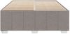 vidaXL Bettgestell ohne Matratze Taupe 140x190 cm Stoff 3284836 Bild 4