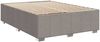 vidaXL Bettgestell ohne Matratze Taupe 140x190 cm Stoff 3284836 Bild 3