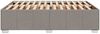 vidaXL Bettgestell ohne Matratze Taupe 140x190 cm Stoff 3284836 Bild 5