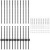 vidaXL Zaunpfosten 11 pcs Grau 100 cm Stahl 42006281 Bild 5