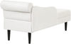 Rechtsseitige Chaiselongue YVOIRE Stoff Cremeweiß Bild 5