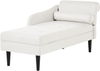Rechtsseitige Chaiselongue YVOIRE Stoff Cremeweiß Bild 4