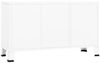 vidaXL Industrial Sideboard Weiß 105x35x62 cm Metall und Glas 339609 Bild 5