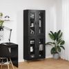 vidaXL Highboard Schwarz Eichen-Optik 69,5 x 34 x 180 cm Holzwerkstoff 3403176 Bild 4