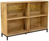 Bücherregal Gita 130x90x35 aus Mango-Massivholz Bild 2