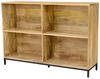 Bücherregal Gita 130x90x35 aus Mango-Massivholz Bild 3
