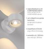 SCHÖNER WOHNEN-Kollektion LED Wandleuchte CHIA, LED fest integriert, Warmweiß, SCHÖNER WOHNEN Kollektion, Up- und Downlight Bild 3