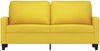 vidaXL 2-Sitzer-Sofa Hellgelb 140 cm Stoff 359168 Bild 3