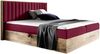 99rooms Arizona Boxspringbett 160x200 cm Velours MONOLITH Bordeaux Bild 2