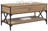 vidaXL Couchtisch Artisan-Eiche 100 x 50 x 50 cm Holzwerkstoff 883042 Bild 3