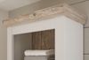Badezimmer Hängeregal Rovola in Pinie weiß Landhaus 40 x 62 cm Bild 3