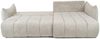 Ecksofa Schlafsofa ONTARIO in Stoff Poso Grau Ottomane Rechts Bild 2