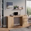 Kommode mit Schreibtischfunktion Varino Goldkraft Eiche 80x75.5 cm ausziehbar Vicco Bild 3