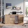 Kommode mit Schreibtischfunktion Varino Goldkraft Eiche 80x75.5 cm ausziehbar Vicco Bild 5