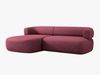 Micadoni 5-Sitzer Ecksofa Jenny Links Chenille Perfect Harmony Kirschbaum Bild 3