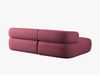 Micadoni 5-Sitzer Ecksofa Jenny Links Chenille Perfect Harmony Kirschbaum Bild 4