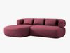 Micadoni 5-Sitzer Ecksofa Jenny Links Chenille Perfect Harmony Kirschbaum Bild 2