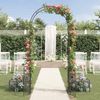 vidaXL Gartenbogen mit Schloss Schwarz 203 x 50 x 218 cm 42021346 Bild 4